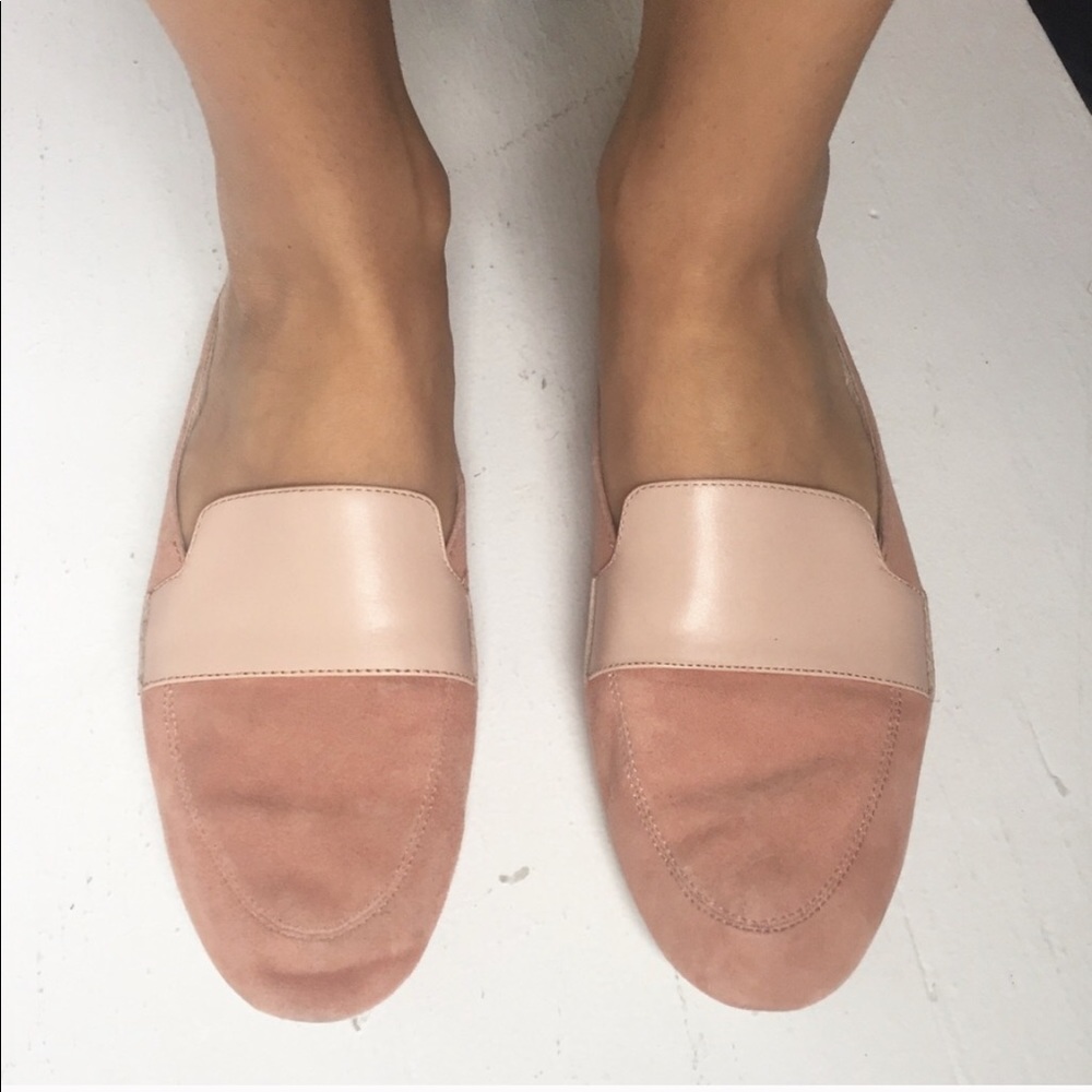 Louise et cue Pink suede slides